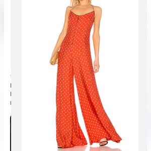 ALEXIS Holland Jumpsuit in Mandarin Shell Size S